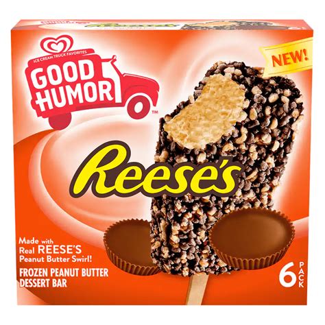 Good Humor Reeses Peanut Butter Cups Ice Cream Bar 4 Oz Reviews 2020