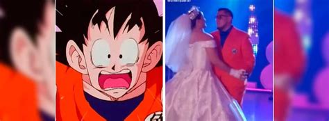 Hombre Se Casa Con Traje De Goku