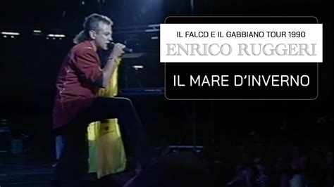 Enrico Ruggeri Il Mare D Inverno Il Falco E Il Gabbiano Tour 90