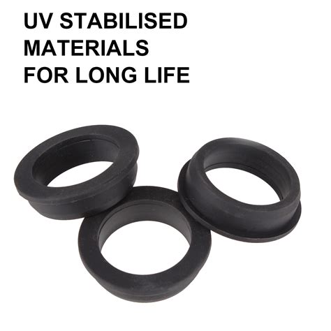 2 Drill Hole 1 9 16 Id Silicone Rubber Grommets For