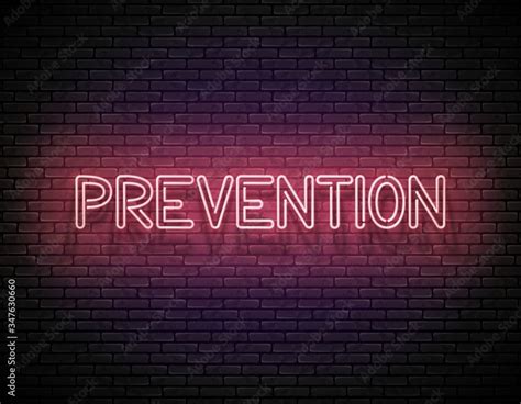 Signboard with Prevention Inscription Stock Vector | Adobe Stock