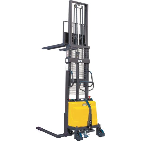 Northern Industrial Semi Electric Stacker 2 200 Lb Capacity 98in