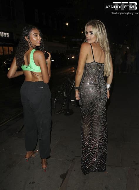 Tallia Storm Sexy Seen Flaunting Her Hot Figure Wearing A See Through