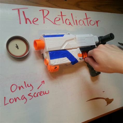 Nerf Retaliator Mod Air Restrictor Removal And Barrel Extension 8 Steps Instructables