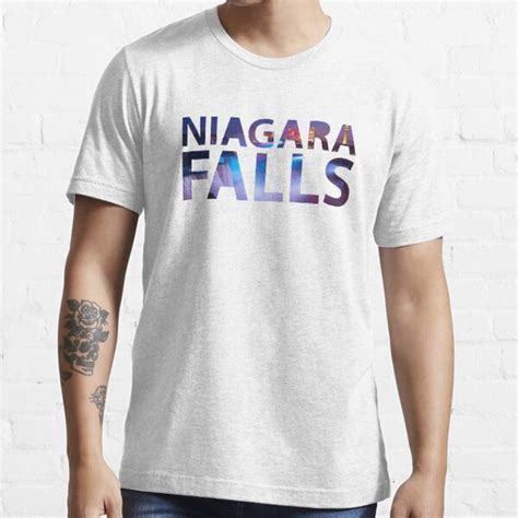 Niagara Falls Three Waterfalls T Shirt For Sale By DeLaFont