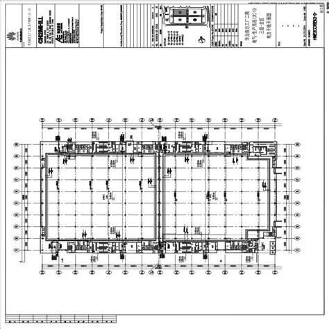 Hwe2cd15ek3 0 电气 生产用房大13三层 全区电力干线平面图pdf建筑设计规范 土木在线