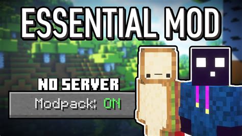 How To Play Modded Minecraft With Friends Using Essential Mod YouTube