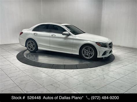 Used 2020 Mercedes Benz C 300 Amg Sportnavcamsunroofblind Spot In Plano Tx