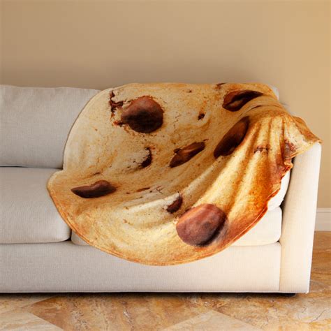 Chocolate Chip Cookie Blanket - Food Blankets