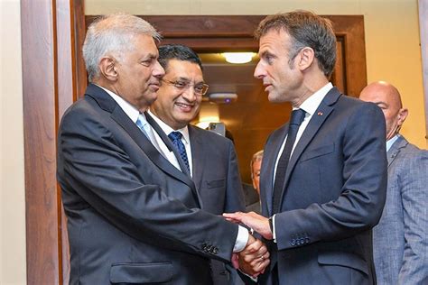 Macron asegura el apoyo a la reestructuración de la deuda de Sri Lanka