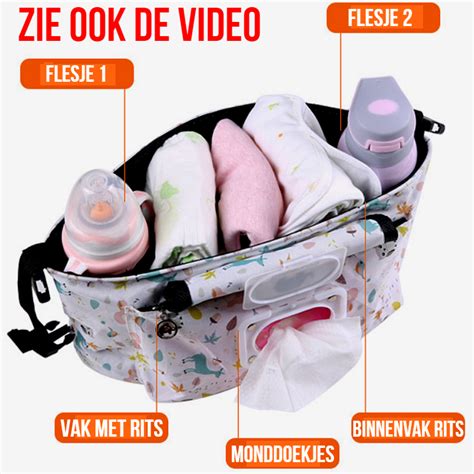 Allernieuwste Kinderwagen Tas Luiertas Draagtas Buggy Reistas Buggy