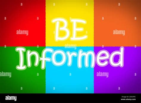 informed concept text  background stock photo alamy