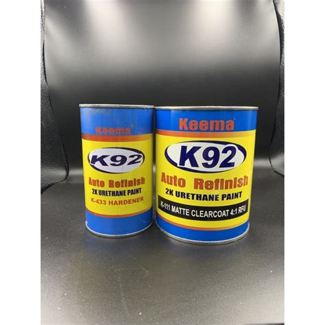 Keema K92 K 111 Matte Clear Coat With Hardener Shopee Philippines