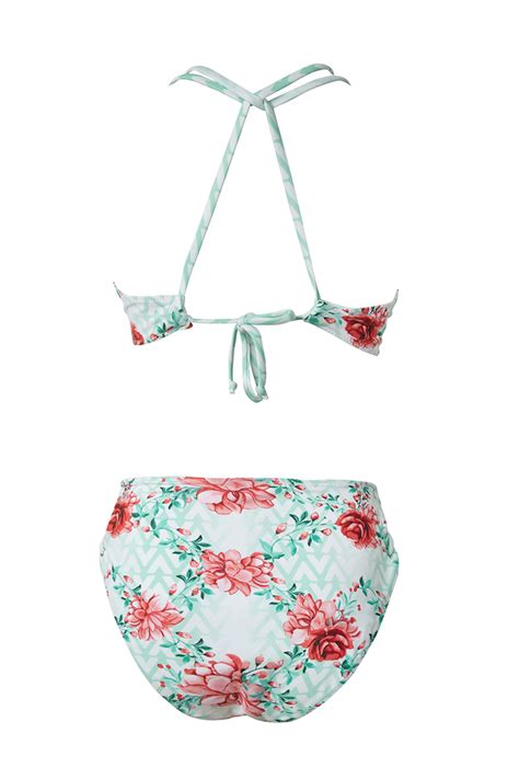 Floral Strappy Bikini