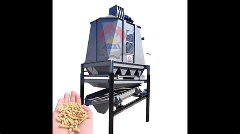 Counter Flowing Pellet Cooler SKLN Pellet Cooling Machine Pellet Broken