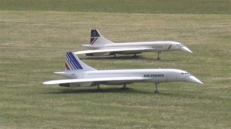 2x Concorde Huge Rc Scale Turbine Model Jet Youtube