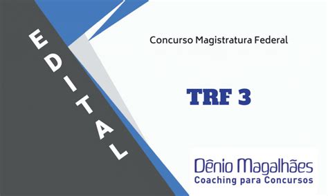 Edital Trf Concurso Trf Juiz Federal