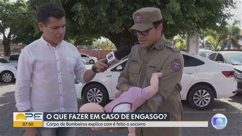 O Que Fazer Em Caso De Engasgo Bom Dia Pe G