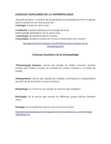 Docx Ciencias Auxiliares De La Antropologia Dokumen Tips