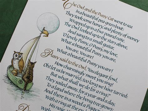 The Owl And The Pussy Cat The Pigsty Studio