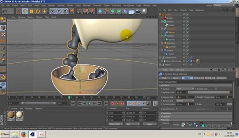 Создание жидкости с помощью X Particles в Cinema 4d