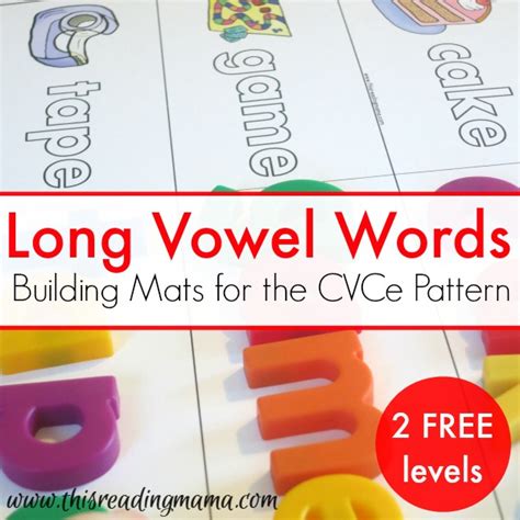 Building Long Vowel Words {cvce}