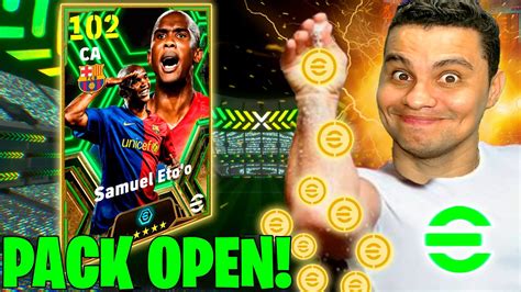 Alerta Pack Opening Samuel Eto O No Efootball Youtube