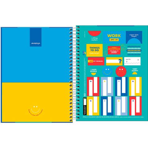 Cuaderno Universitario Espiral Tilibra Fun Hojas De Raya