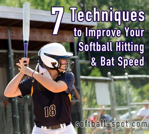 Techniques To Improve Your Softball Hitting Bat Speed