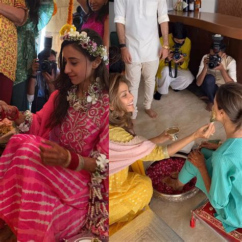 Anmol Ambani Krisha Shah Haldi Ceremony अनमोल अंबानी कृशा शाह की शादी आज देखें हल्दी सेरेमनी