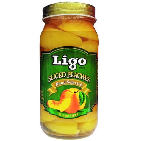 Ligo Mixed Fruit Sliced Peaches 24 Oz ลิโก้ ลูกพีชในน้ำเชื่อม ผลไม้รวม โหลแก้วfl Shopee