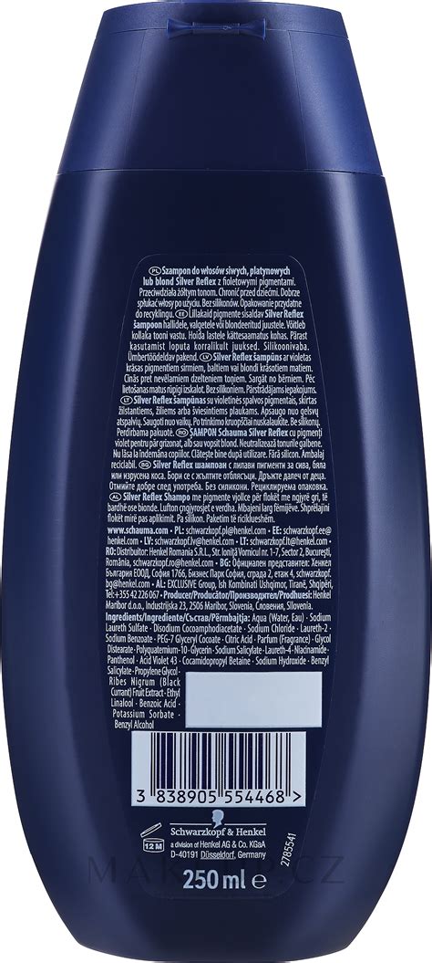 Schwarzkopf Schauma Silver Reflex Anti Yellow Shampoo Ampon Proti