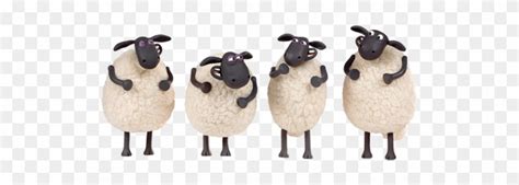 Shaun The Sheep Characters Png - Sheep, Transparent Png - 1500x550 ...