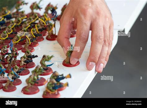Set of Playing Action Figures, Game Warhammer 40,000, Players Stock ...