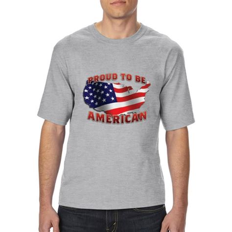 Artix Mens And Big Mens American Proud To Be Us Flag T Shirt Up To