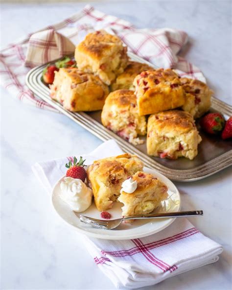 Strawberry Cream Biscuits Blue Jean Chef Meredith Laurence Recipe