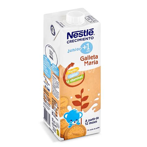 Nativa Nestlé Nativa Leche 2 de crecimiento con galleta María de 12