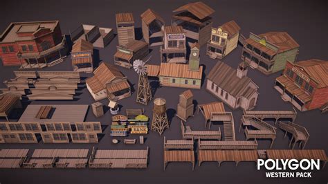 Polygon Western Low Poly 3d Art By Synty