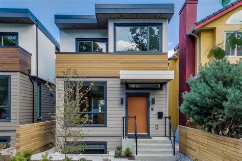 Douglas Park Twins Modern House Exterior Vancouver By Drkdesign