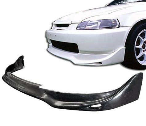 1999 2000 Honda Civic Front Bumper Lip J Style Poly Urethane Blf Hc99jun Pu