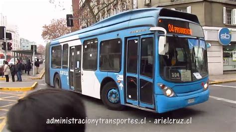 Transantiago Marcopolo Gran Viale Volvo B Salf Bjfd Youtube