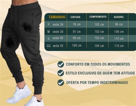 Calça Masculina Jogger Moletom Estilo Jogador Caro Eclipse Modas