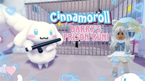 CINNAMOROLL BARRY S PRISON RUN OBBY ROBLOX YouTube