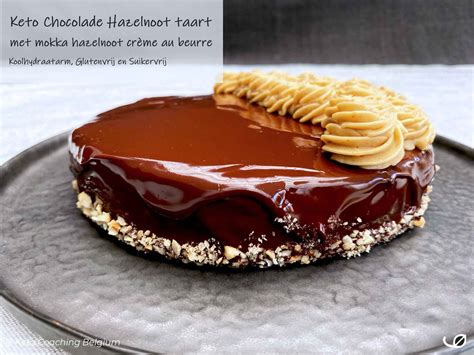 Keto Chocolade Hazelnoot Crème au Beurre Taart Keto Coaching Belgium