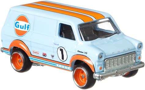 FORD TRANSIT SUPER VAN GULF CARGO CARRIERS CAR CULTURE HOT WHEELS