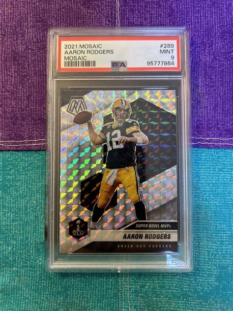 Aaron Rodgers Panini Mosaic Super Bowl Mvps Mosaic Prizm