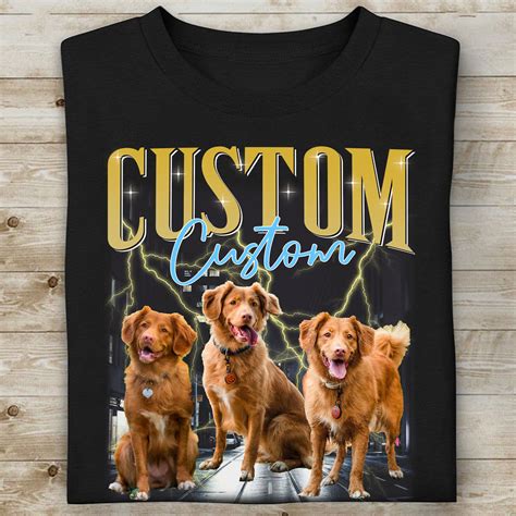 Live Preview Custom Bootleg Your Own Pets Photo T For Dad Fathers