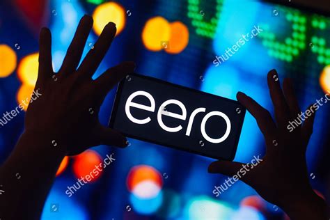 photo illustration eero logo displayed editorial stock photo