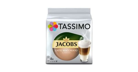 TASSIMO Capsules JACOBS Latte Macchiato Classico | 8pcs - Rainbow Waters