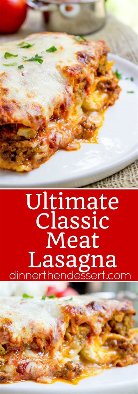 Ultimate Meat Lasagna Recipe